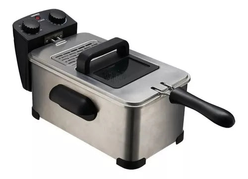 Freidora Eléctrica Con Aceite 3 Litros 1.800w - Tradicional