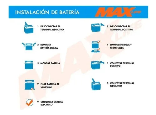 Batería Para Auto 75 Amper Positivo Derecho