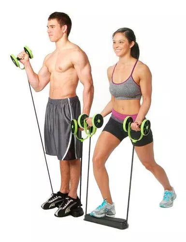 Rueda Abdominal Con Banda Elástica Revoflex