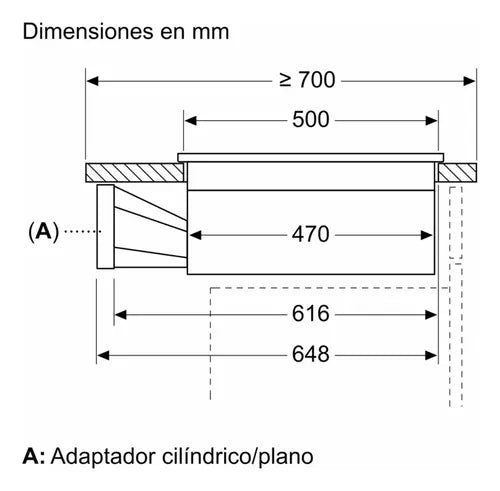 Placa De Inducción Con Extractor