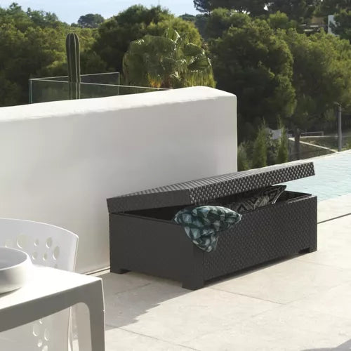 Baúl Plástico Diva Para Exterior Jardín / Piscina