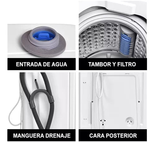 Lavarropas 4 Kg - Carga Superior