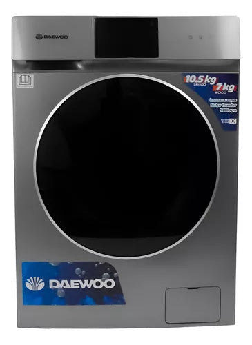 Lavasecarropas Inverter Display Touch 10/7 Kg