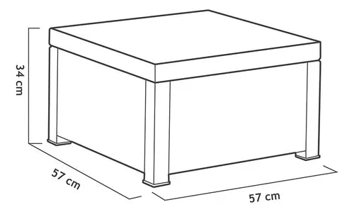 Set Sira Para Exterior Jardín / Piscina