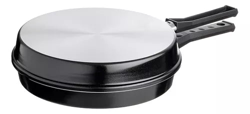 Sartén Doble Omeletera Grafito 24 Cm