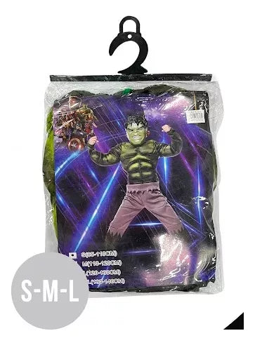 Disfraz Hulk Héroe Con Máscara Talle M