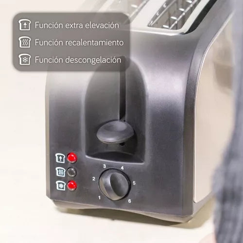 Tostadora 4 Panes 1.400w