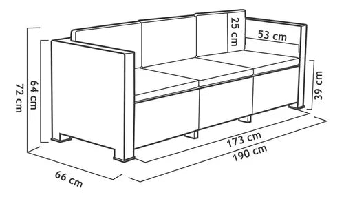 Set Manhattan Para Jardín / Exterior