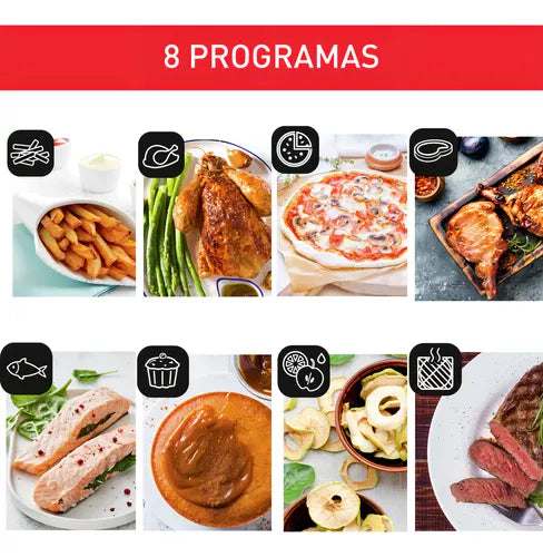 Freidora Sin Aceite + Horno 11 Litros 2.050w