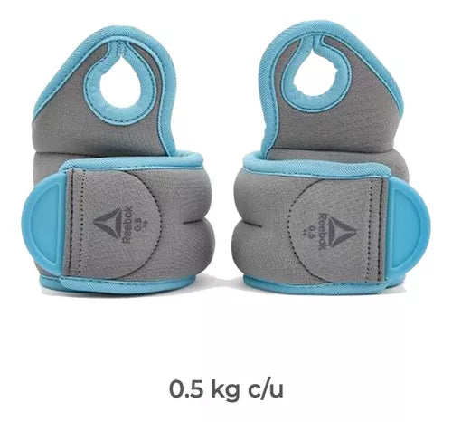 Muñequeras Con Agarre Dedo Libre 0,5kg C/u