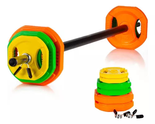 Set Barra Body Pump 2,5 Kg + 17,5 Kg Discos