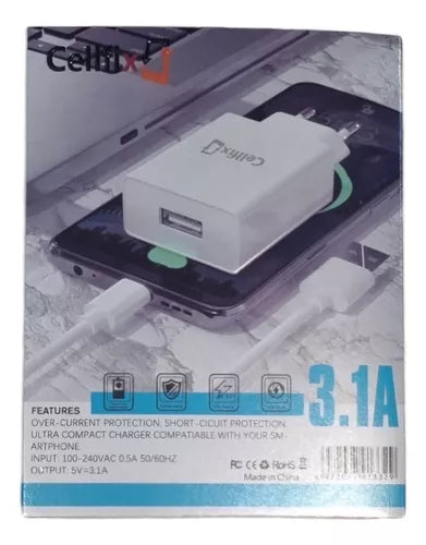 Cargador Rápido Lightning Compatible iPhone