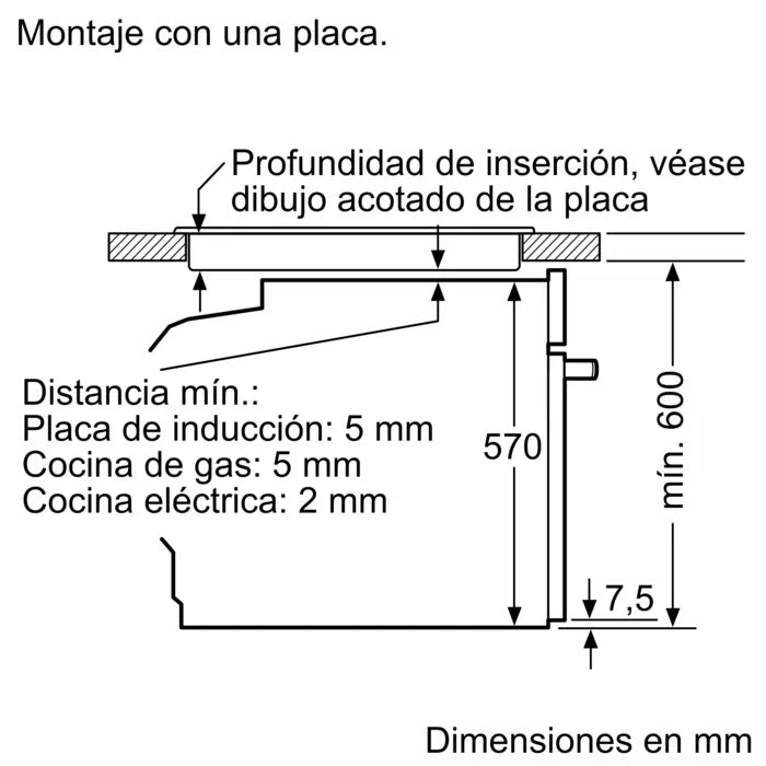 Horno Empotrable Multifunción 60cm Blanco