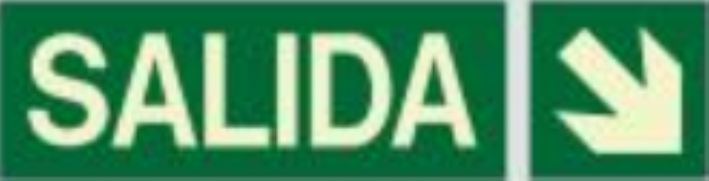 Cartel De Salida (Derecha Abajo)