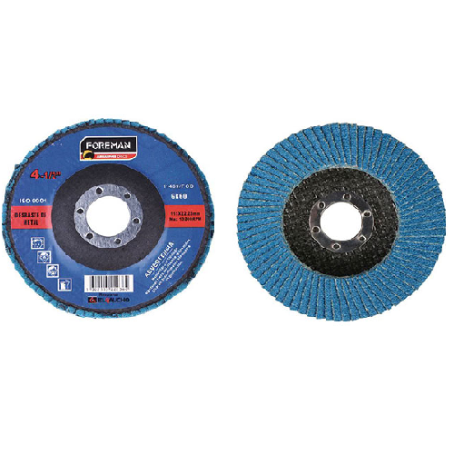 Disco Flap Desbaste De Metal 4-1/2 Grano 40