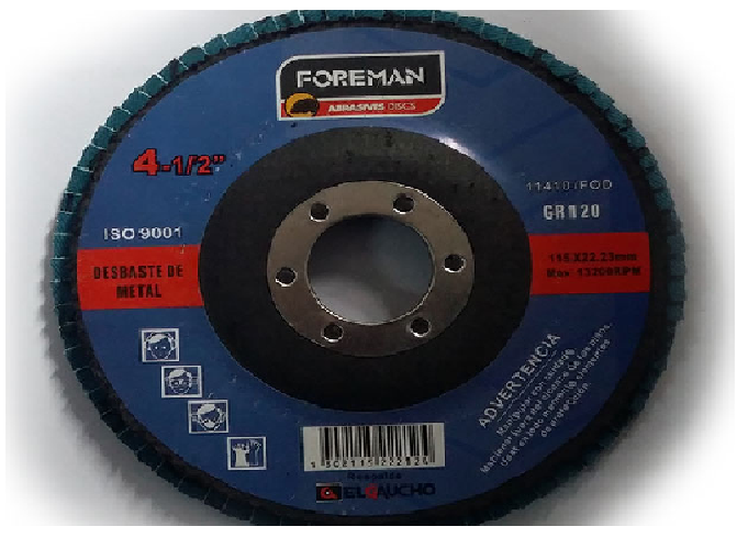 Disco Flap Para Metal 115x22.23mm Grano 120