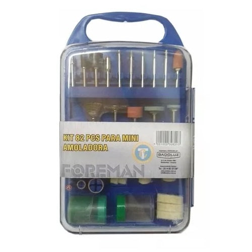 Kit Para Mini Torno Amoladora 82 Fresas