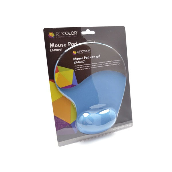 Mouse Pad Con Gel Celeste