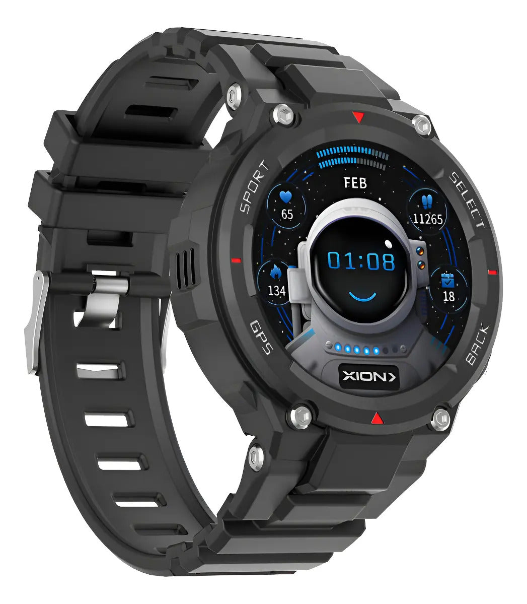 Smartwatch Xion Pantalla 1,3'' X-watch99 - Negro Deportivo