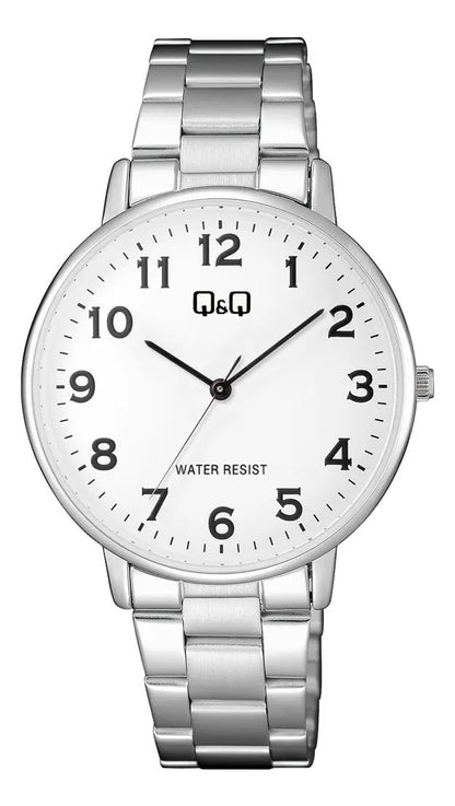 Reloj Q&q Metal Hombre 40mm C64a-002py - Plateado