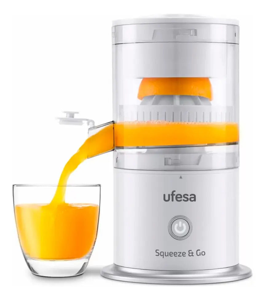 Exprimidor A Batería Ufesa Squeeze & Go 220ml - Blanco
