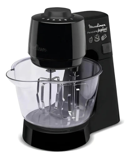 Batidora Planetaria Moulinex 5 Velocidades - Negro