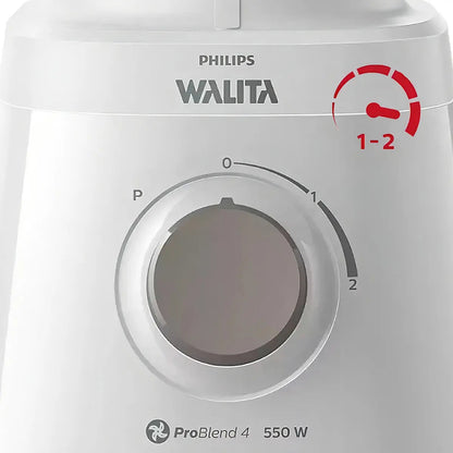 Licuadora Philips 550w 1,5 Lt 2 Vel Hr2129/00 - Blanco