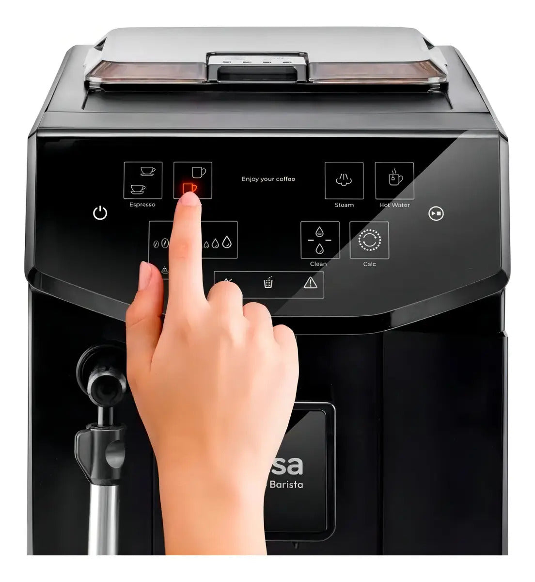 Cafetera Espresso Automática Ufesa Supreme Barista Negro