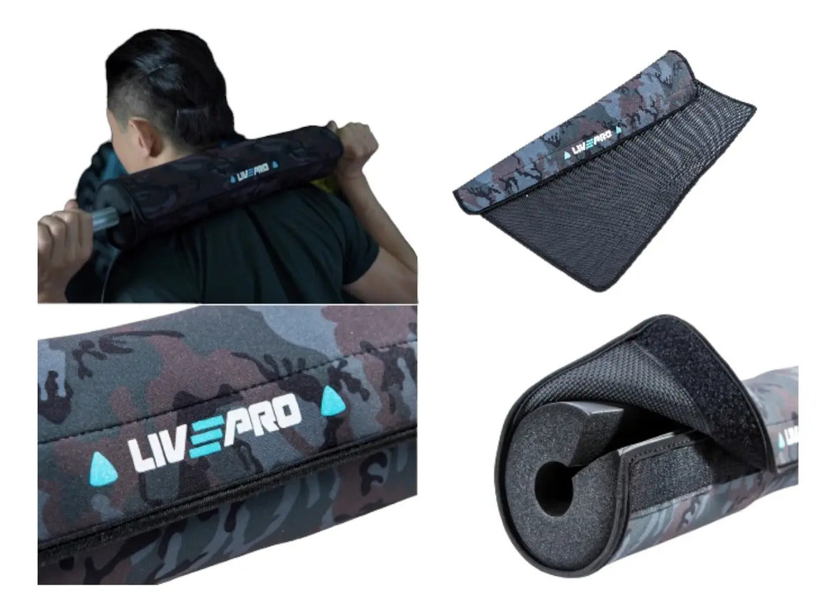Almohadilla Goma Espuma Con Protector P/ Barra Livepro Negro