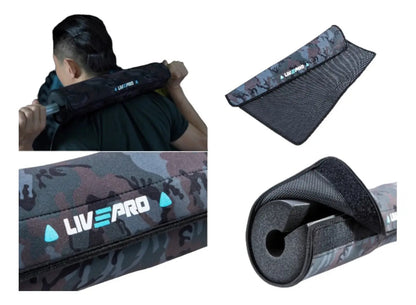Almohadilla Goma Espuma Con Protector P/ Barra Livepro Negro