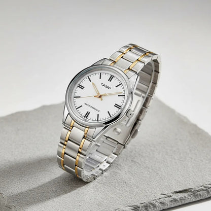 Reloj Casio Metal Dama Ltp-v005sg7a - Plateado