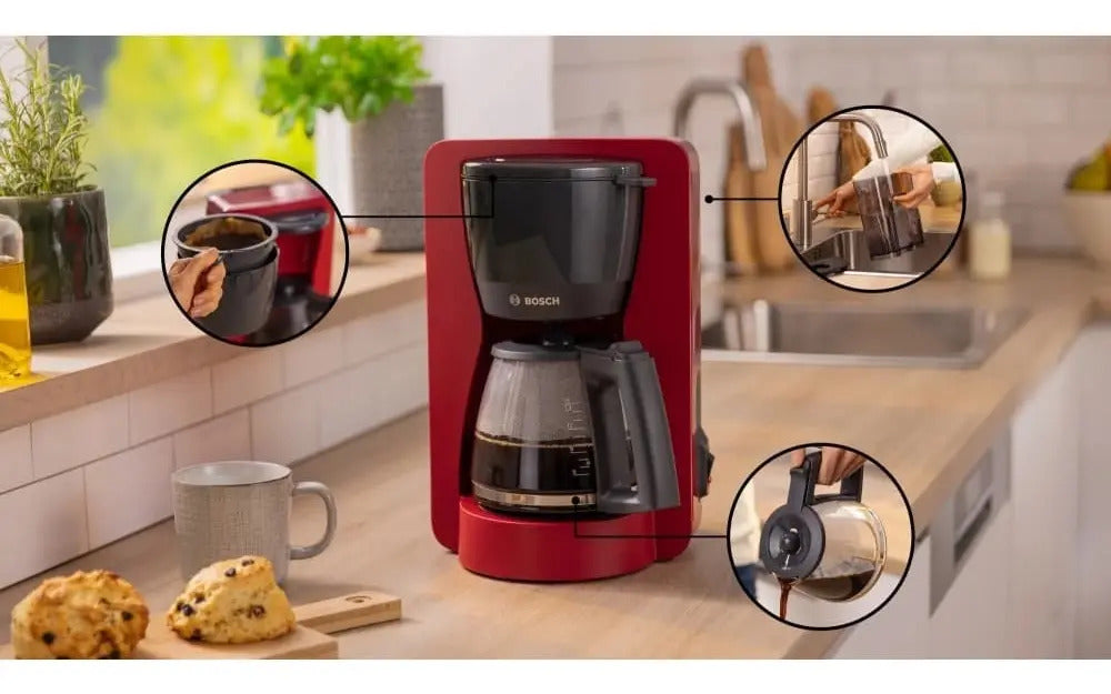 Cafetera De Goteo Bosch Tka2m11 Mymoment Rojo