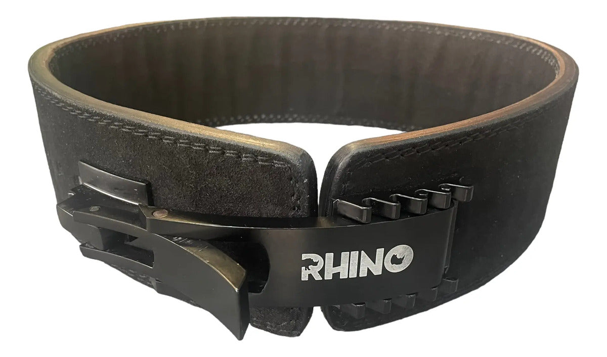 Cinturón De Levantamiento Y Fuerza Pro Rhino - Negro