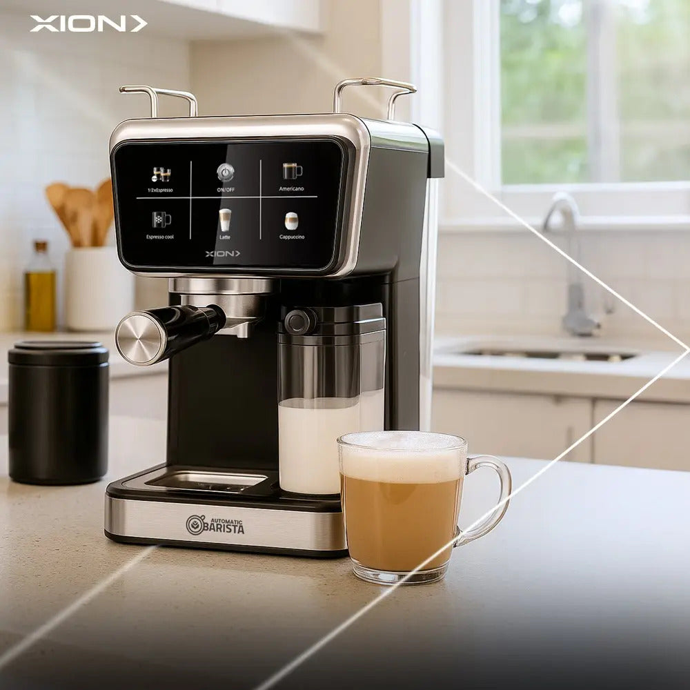 Cafetera Espresso Xion Cream Touch Leche Auto Xi-cm401 Negro