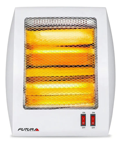 Estufa De Cuarzo Futura 2 Niveles Fut-ec0806 - Blanco