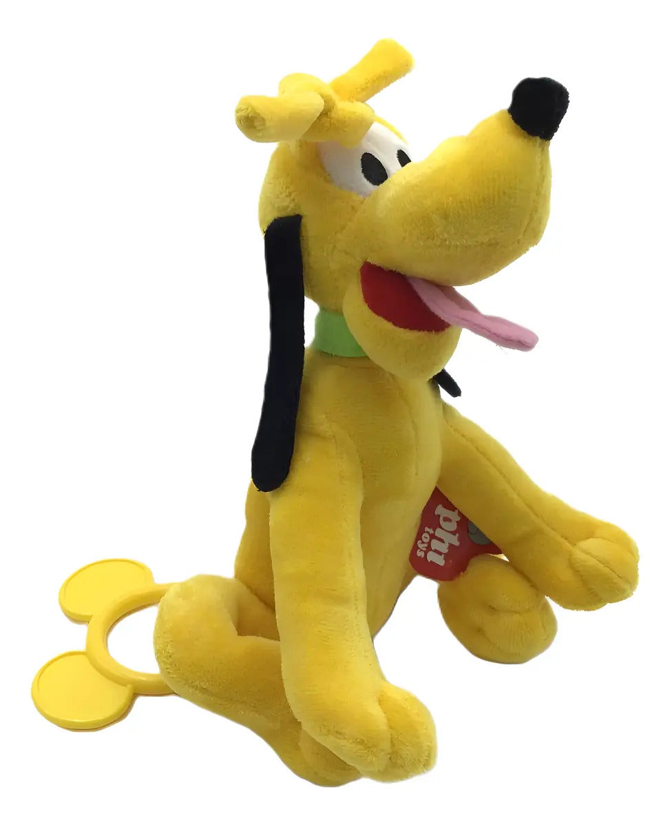 Peluche Pluto Dormidera Musical Mickey Mouse - Amarillo
