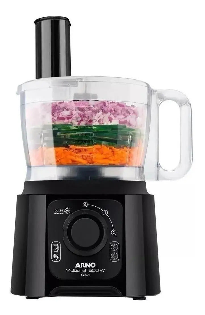 Multiprocesadora Arno Multichef 4 En 1 600w - Negro