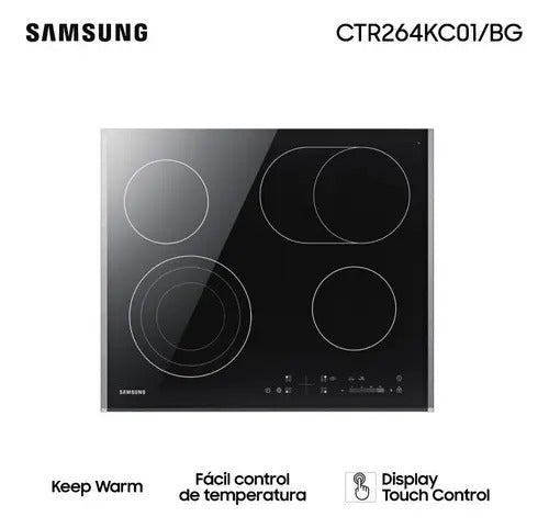 Anafe Eléctrico Samsung 4 Hornallas Sactr264kc01 - Negro