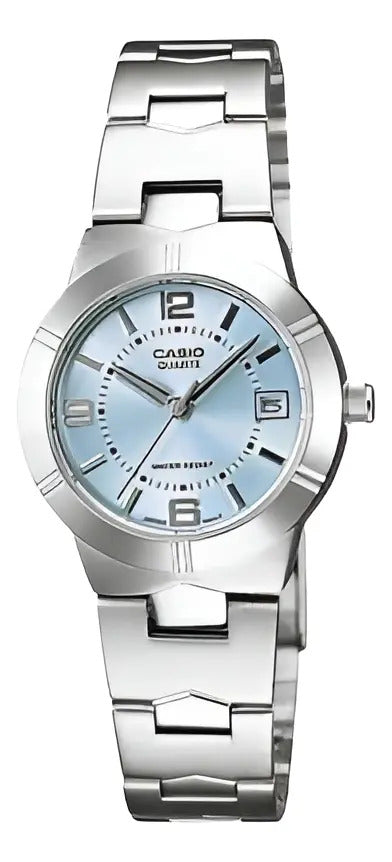 Reloj Casio Metal Dama Ltp-1241d-2a - Plateado