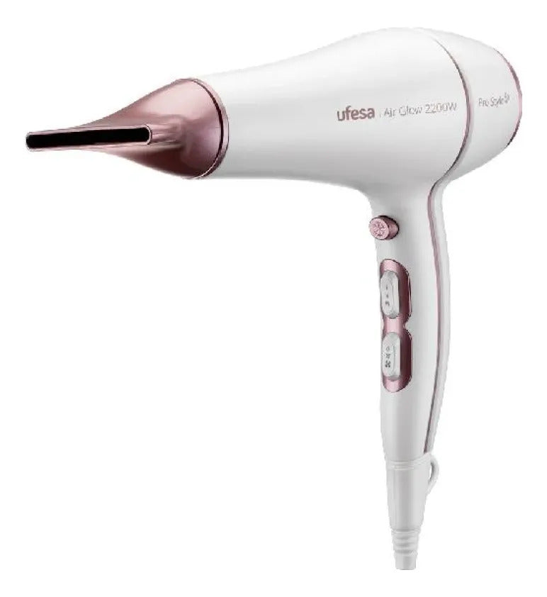 Secador De Pelo Ufesa 2200w Air Glow - Blanco