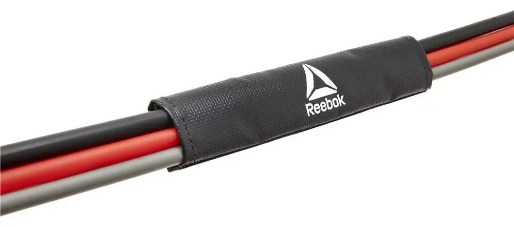 Set Bandas Elásticas Powetube Reebok - Rojo/negro