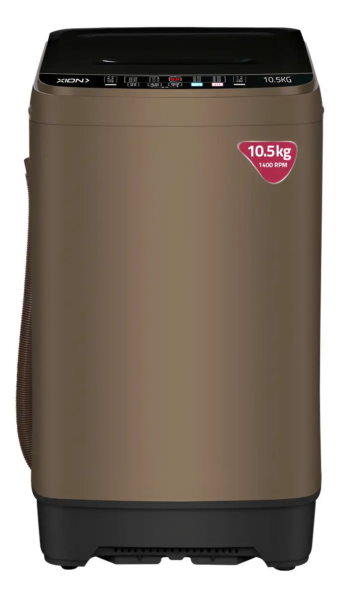 Lavarropas Xion Vertical 10,5 Kg C/bomba Xi-lav105 Negro