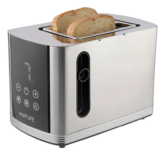 Tostadora Smartlife Digital 2 Panes Sl-to1520 - Plateado