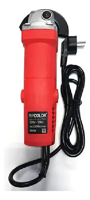 Amoladora Eléctrica 680w Color Rojo