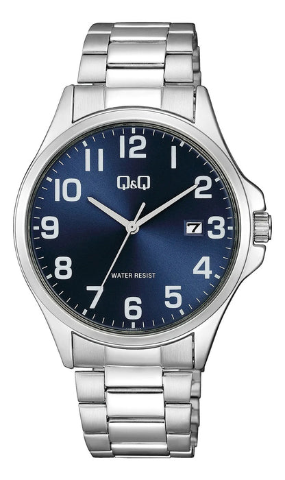 Reloj Q&q Metal Hombre 40mm A480j215y - Plateado
