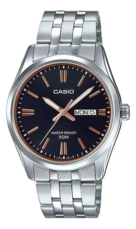 Reloj Casio Metal Hombre Mtp-1335d-1a2v - Plateado