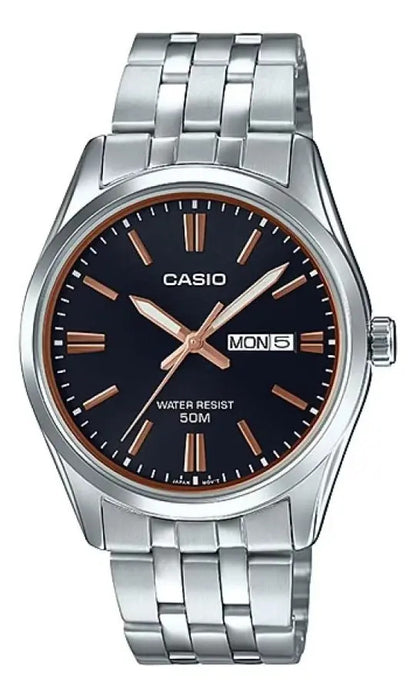 Reloj Casio Metal Hombre Mtp-1335d-1a2v - Plateado