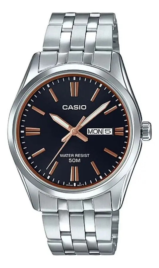 Reloj Casio Metal Hombre Mtp-1335d-1a2v - Plateado