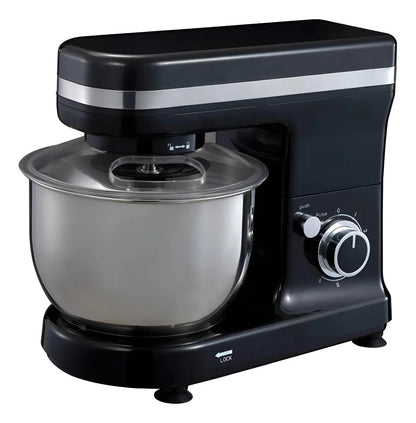 Batidora Planetaria Daewoo 6 Vel Bowl Acero - Negro
