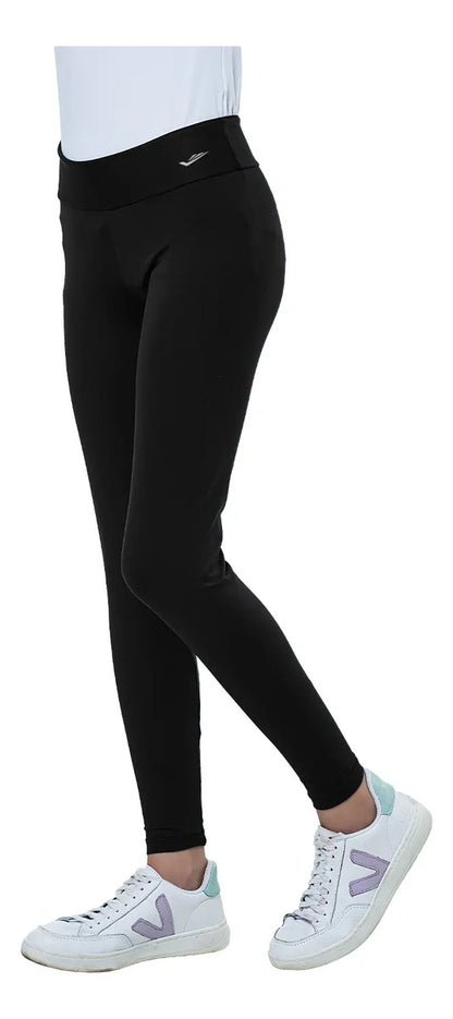 Calza Deportiva Niña Suplex Tiro Alto Elite - Negro 10